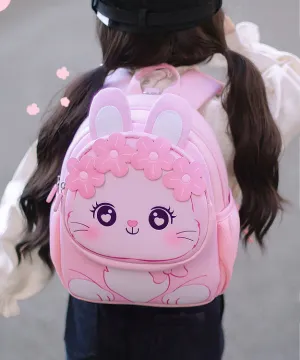 2024 New Pink Kids Girls Floral Princess Backpack Bag IU001