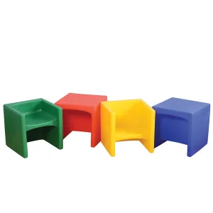 3-in-1 Cube Chairs Set | 4 Pieces