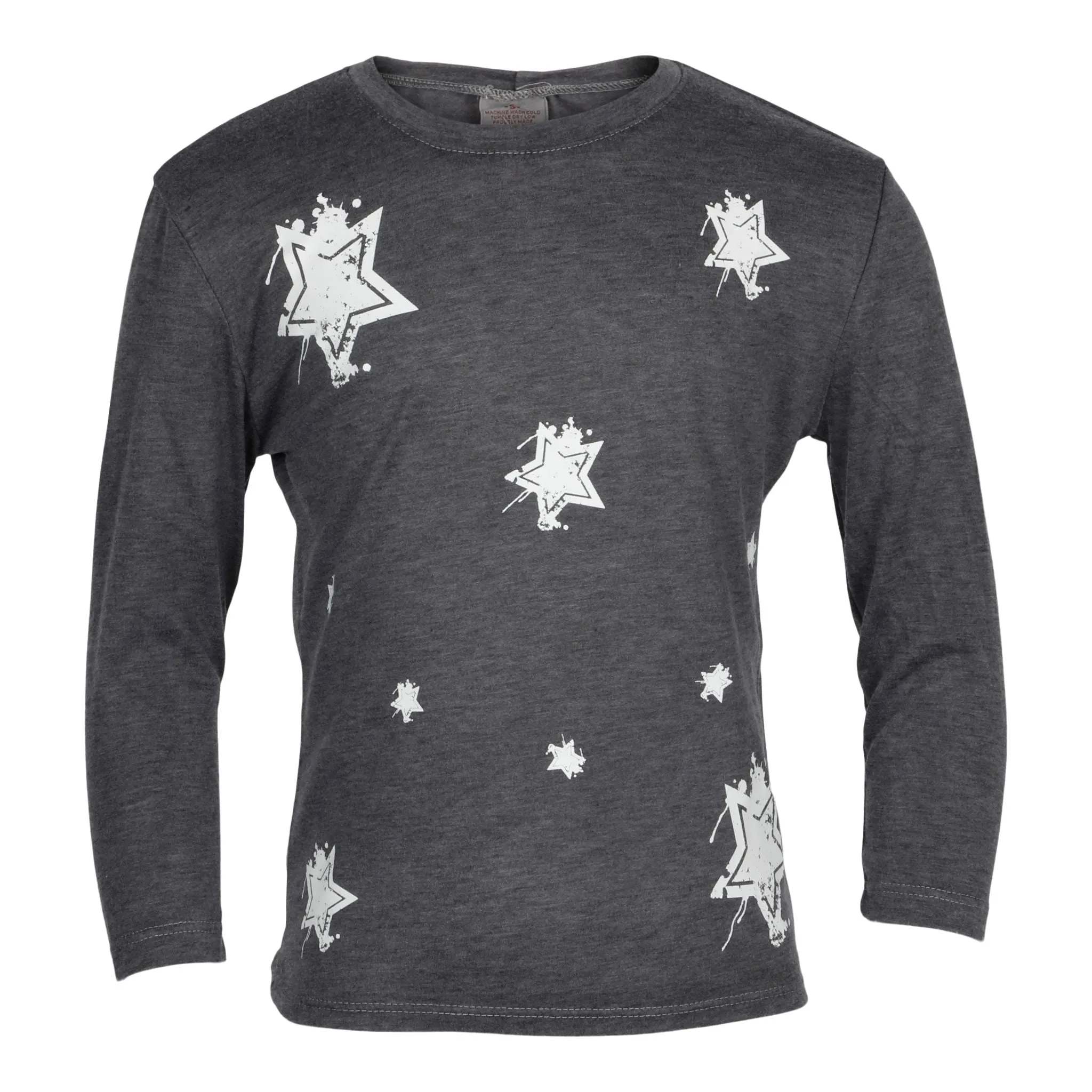 3/4 Sleeve Allover Splatter Star Top