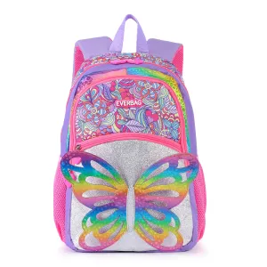 3D Rainbow Butterfly Children's Backpack Cute Colorful Primary School Girls Backpack