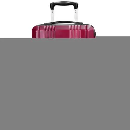 3PC Luggage Set Travel Suitcase with TSA Lock-Burgundy