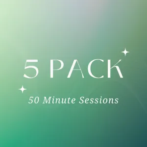 5-Pack - 50 Minute Sessions (Workcover Only)