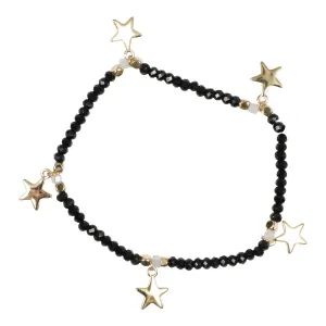 5 Star Stretch Beaded Bracelet