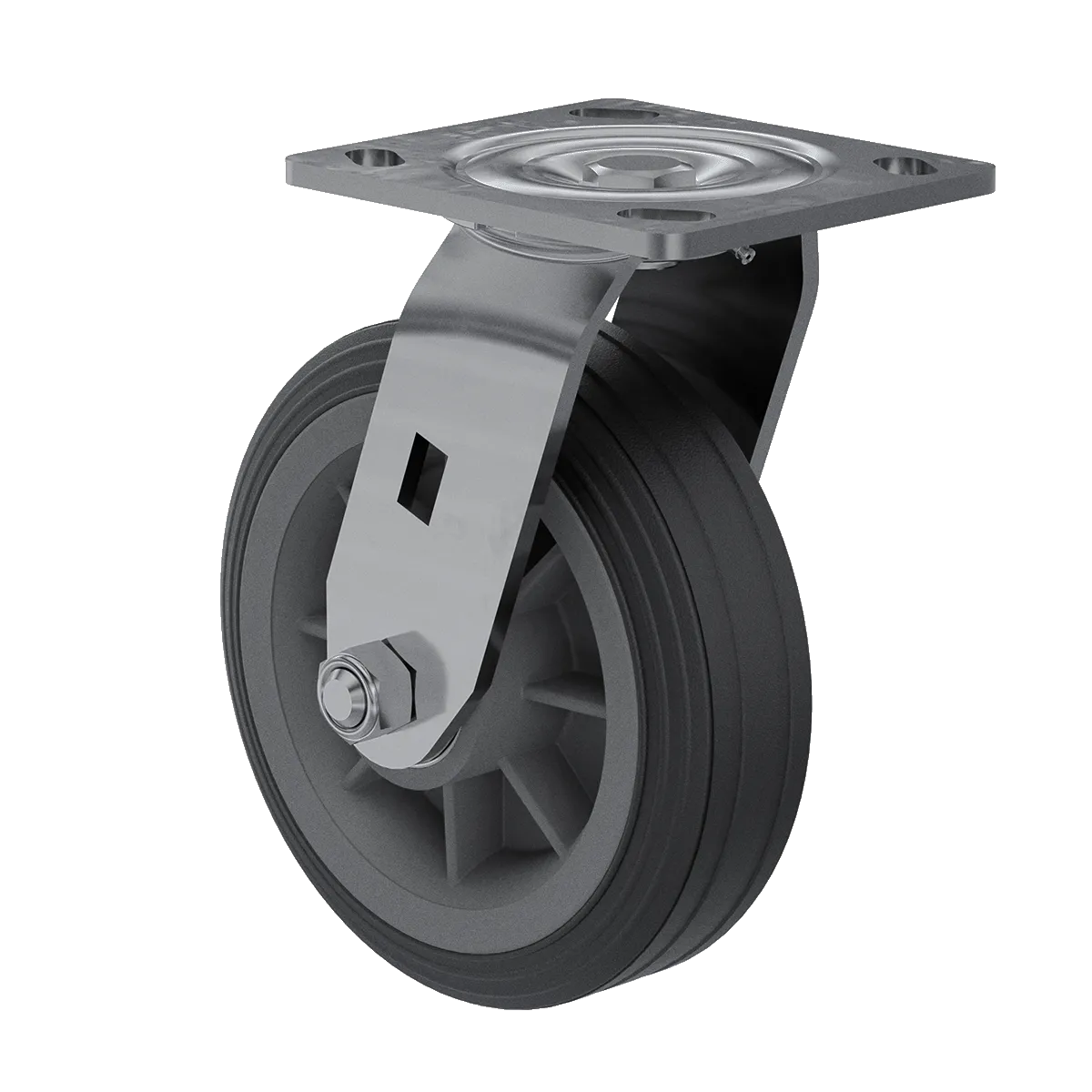 6" Flat Free Swivel Caster