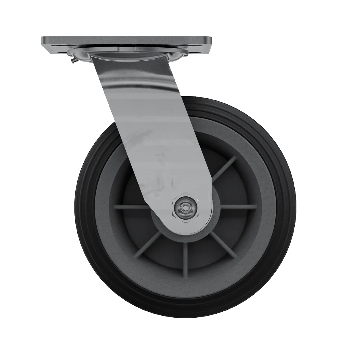 6" Flat Free Swivel Caster