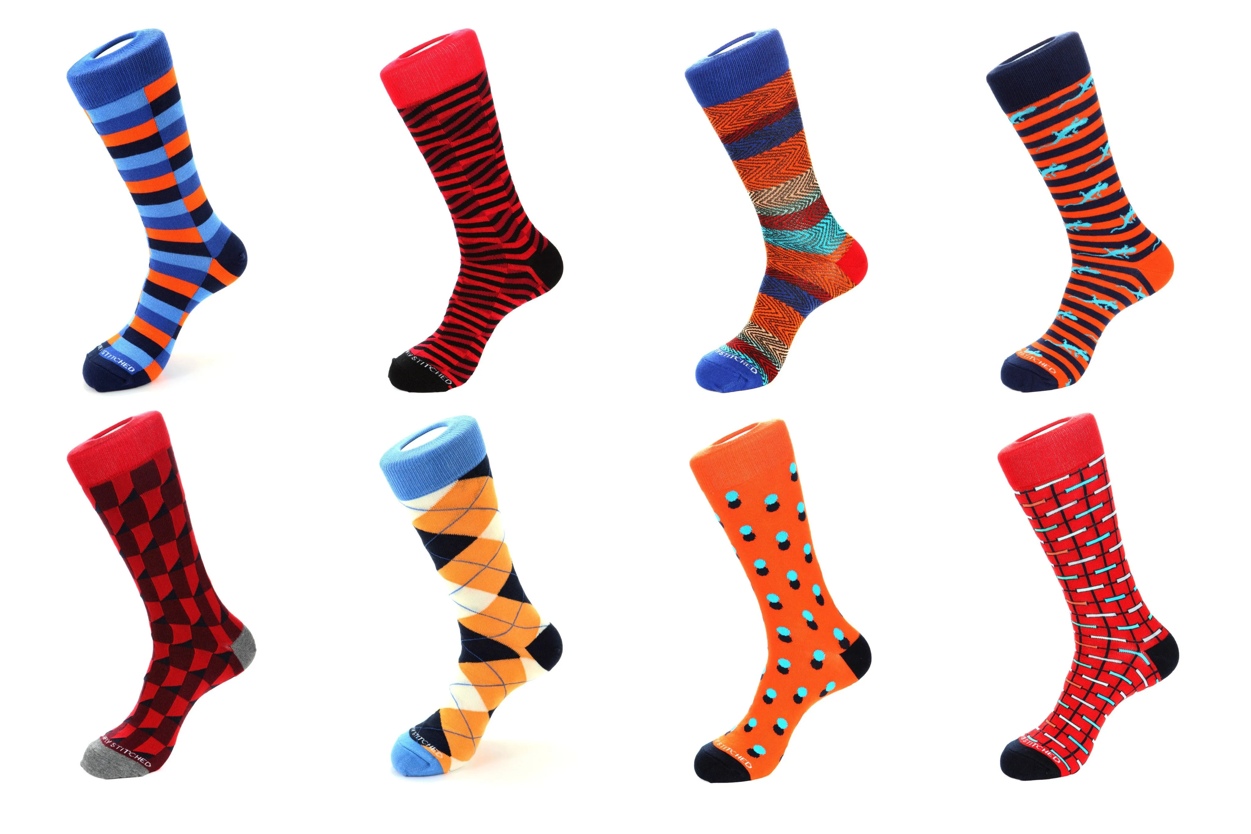 8 Pair Combo Pack Socks