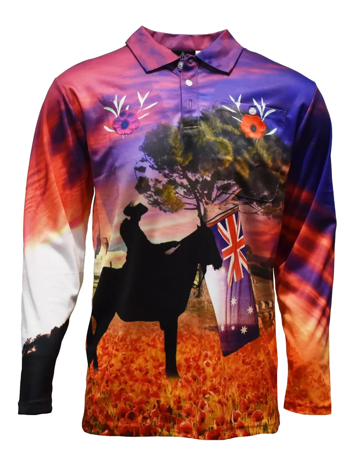 Adult Long Sleeve - Remembrance Anzac Plus Size