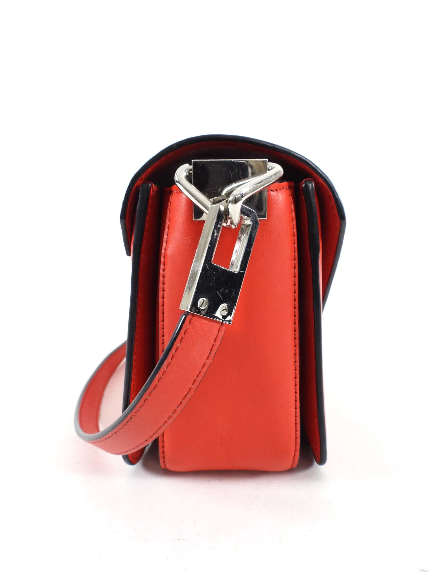 Alexander Wang Red Leather Small Prisma Crossbody Bag