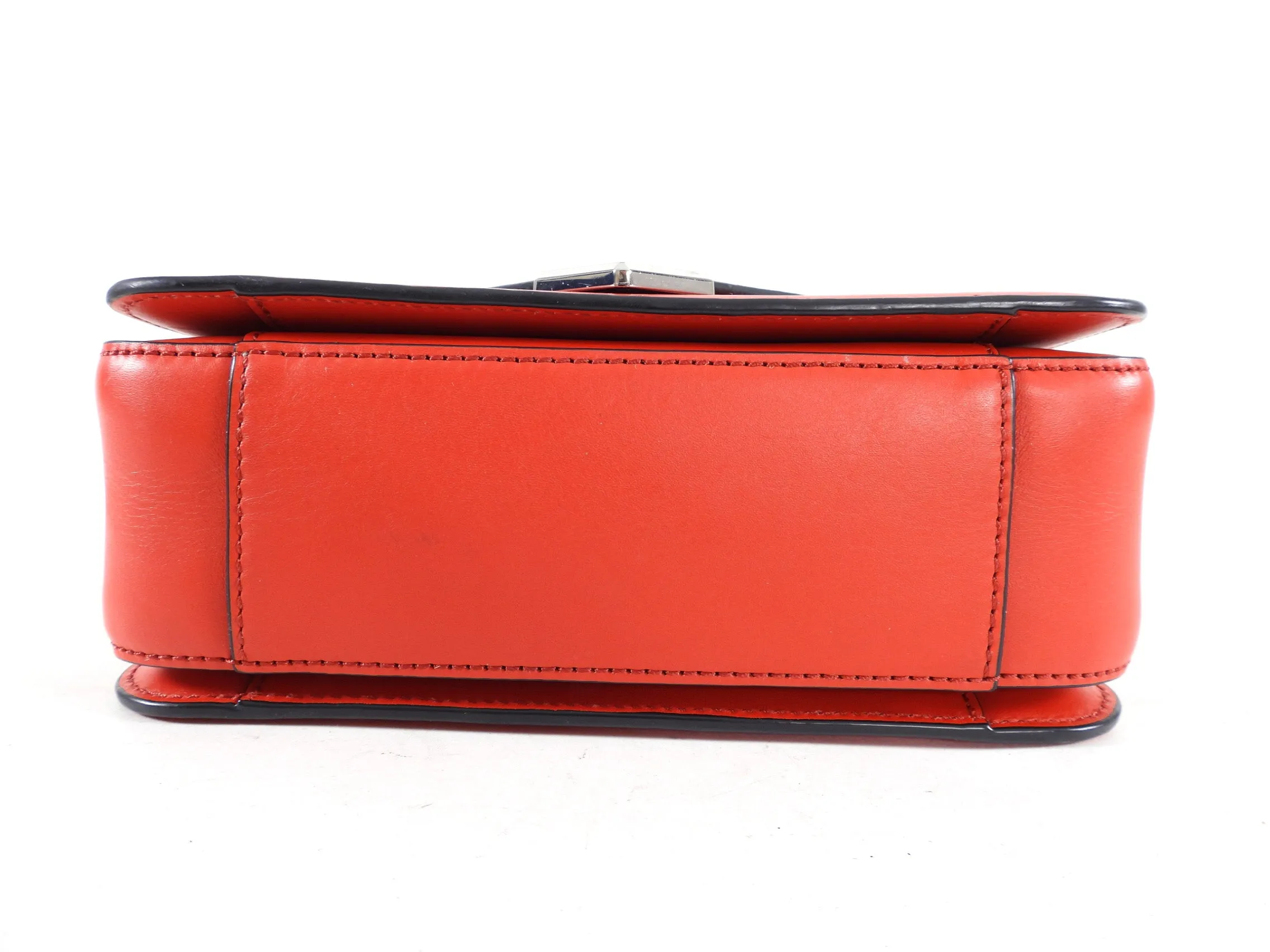 Alexander Wang Red Leather Small Prisma Crossbody Bag