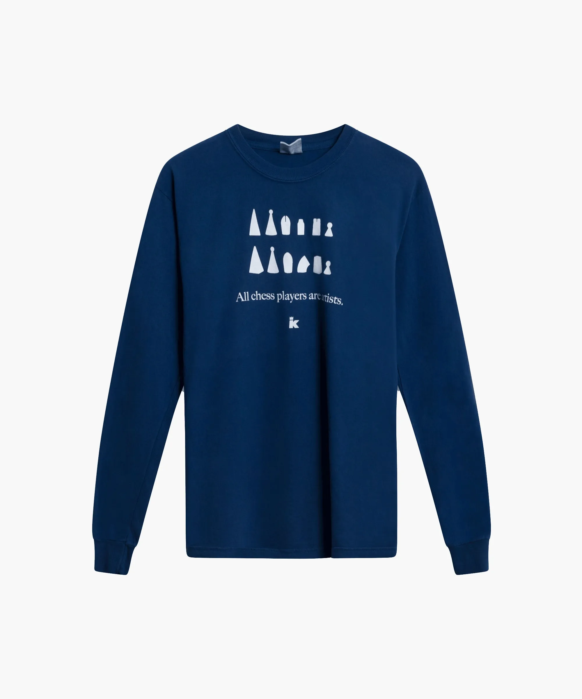 All Chess Players are Artists Long-Sleeve - Navy