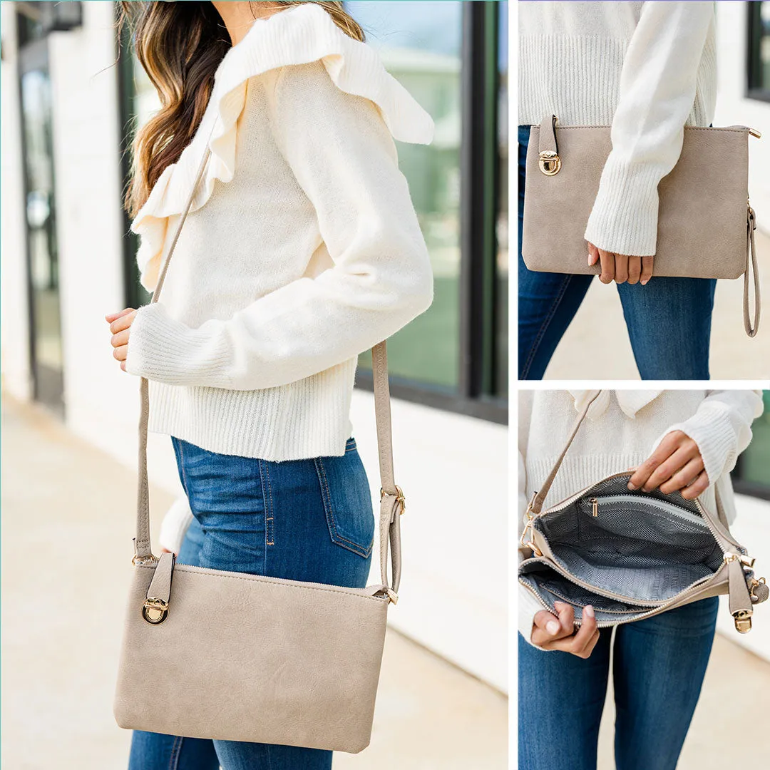 All In Favor Sand Brown Purse