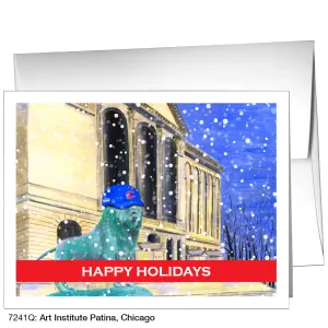 Art Institute Patina, Chicago, Greeting Card (7241Q)