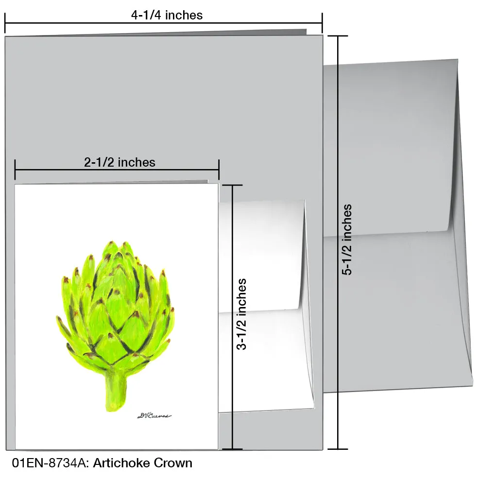 Artichoke Crown, Greeting Card (8734A)