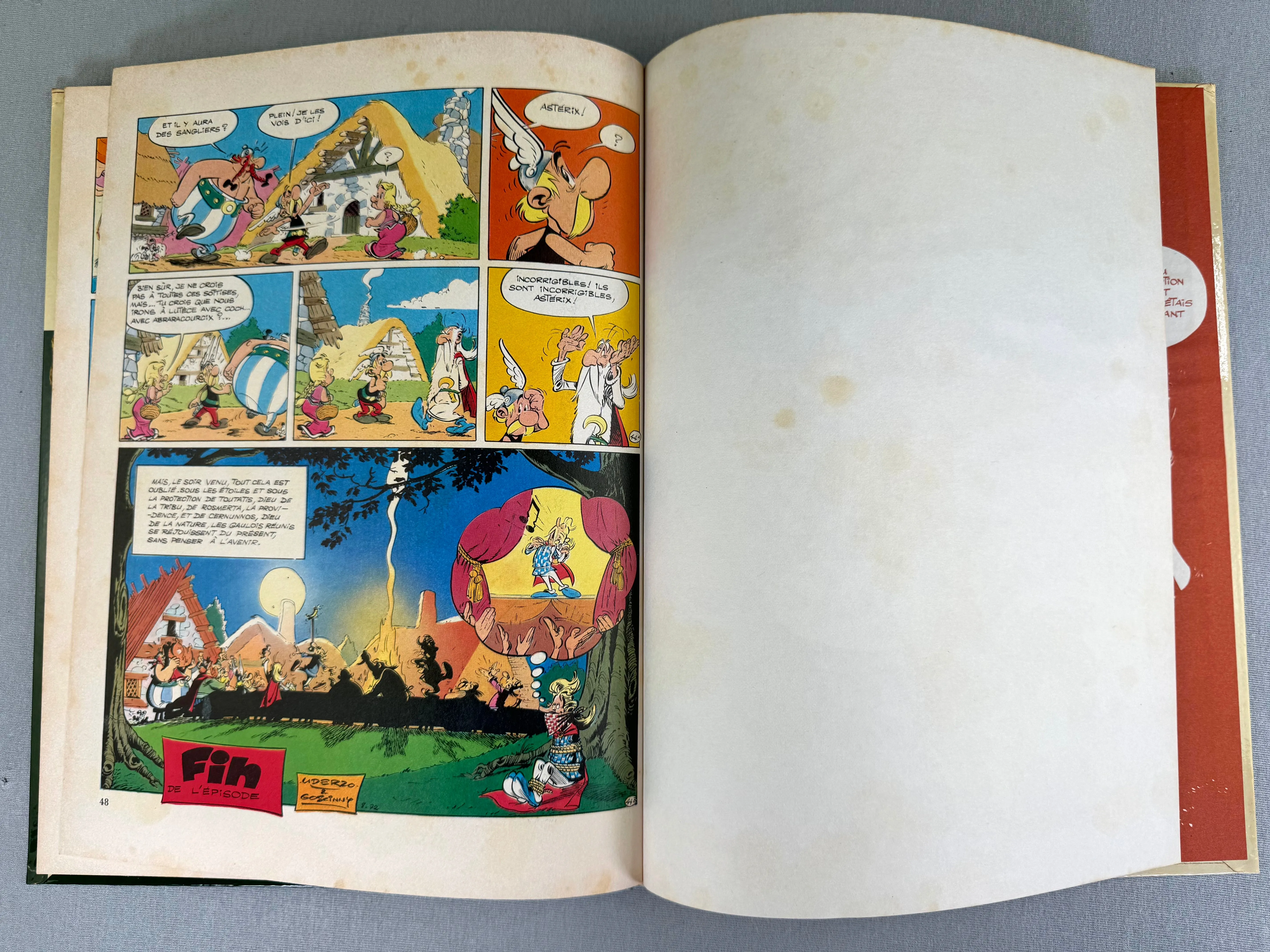 Asterix: Le Devin - Dargaud 1972 1st French Edition Rare HB EO Soothsayer