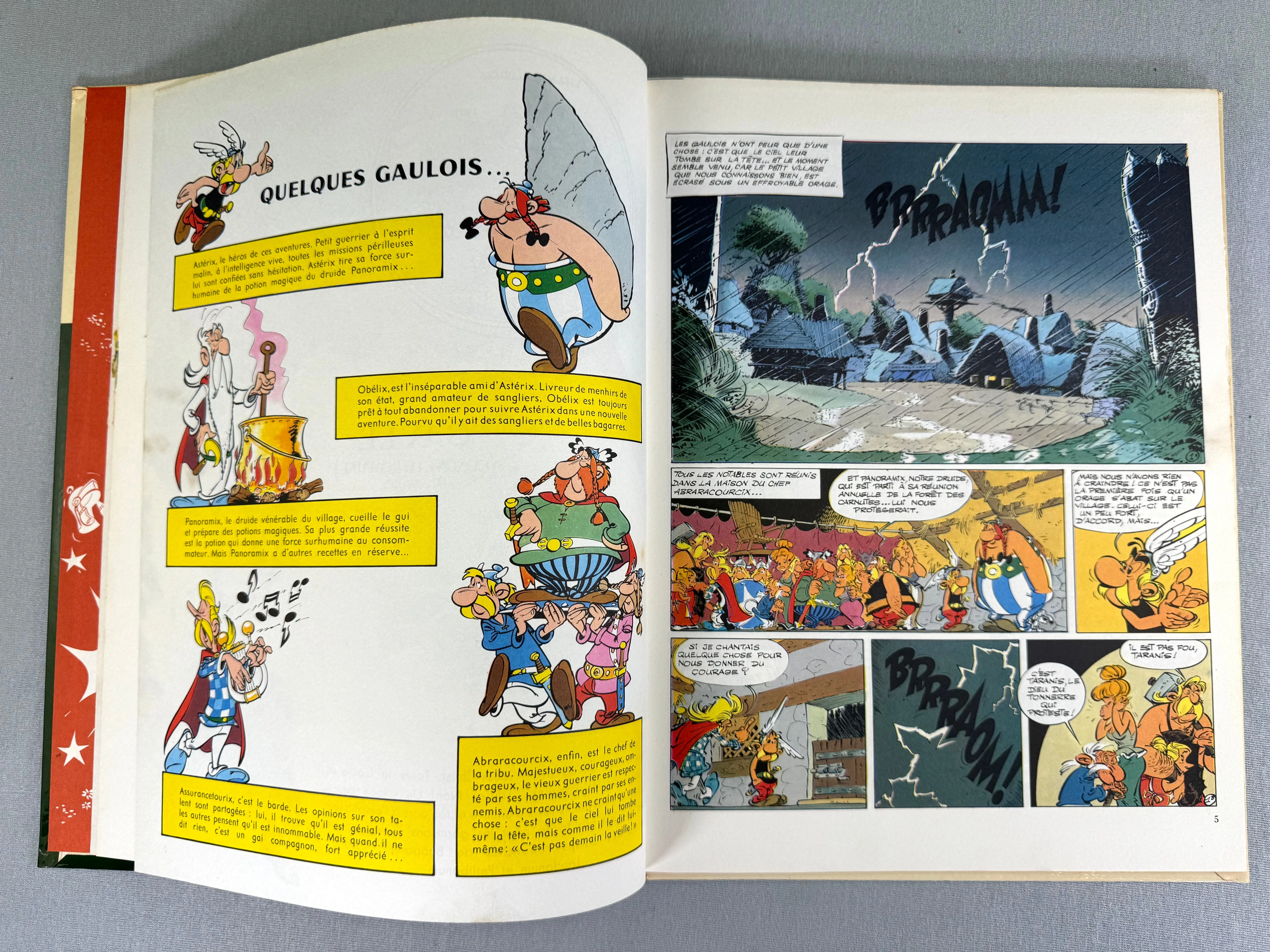 Asterix: Le Devin - Dargaud 1972 1st French Edition Rare HB EO Soothsayer