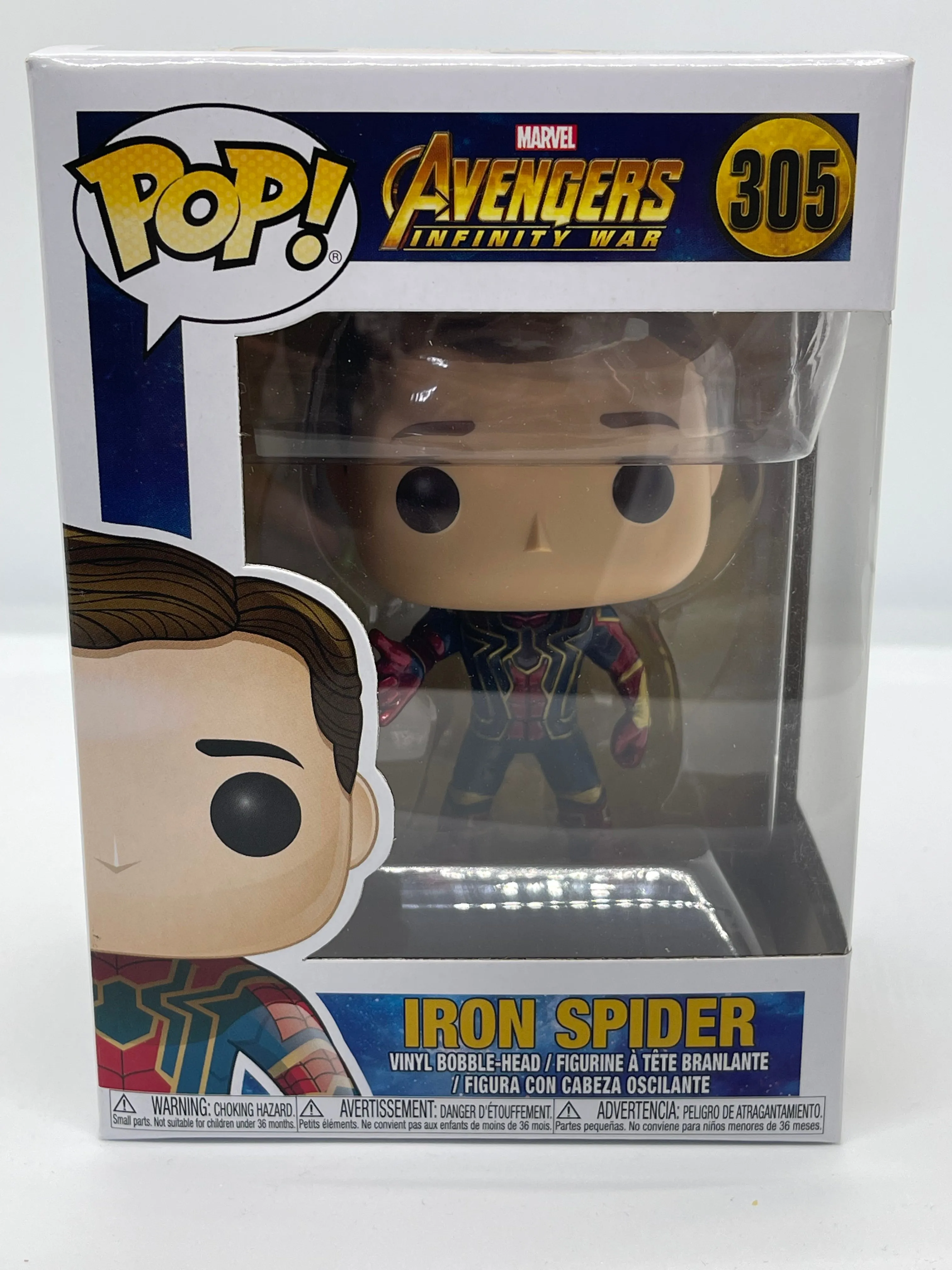 Avengers: Infinity War - Iron Spider (Unmasked) #305 Pop! Vinyl