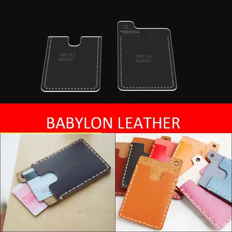 BABYLON™ Leather DIY Cardholder Craft Pattern XBY-12