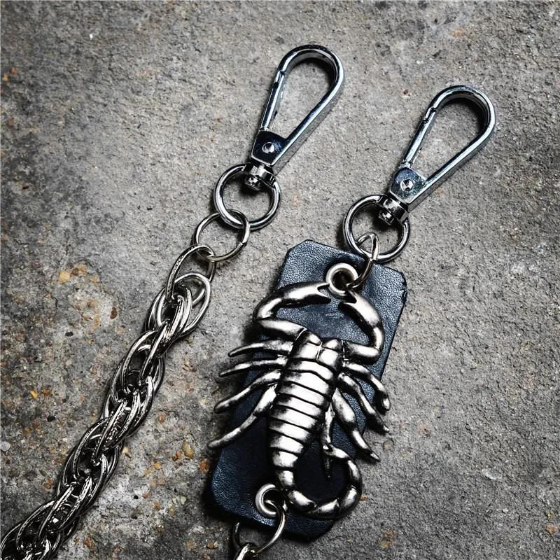 Badass Biker Wallet Chain Scorpion Wallet Chains Chain for Pants Pants Chain Jean Chain