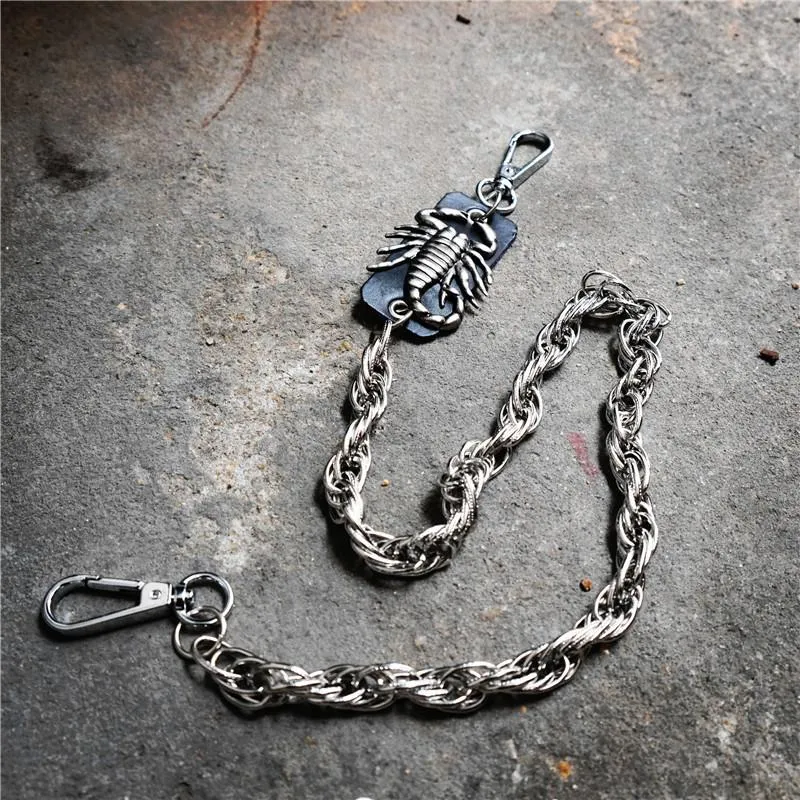 Badass Biker Wallet Chain Scorpion Wallet Chains Chain for Pants Pants Chain Jean Chain