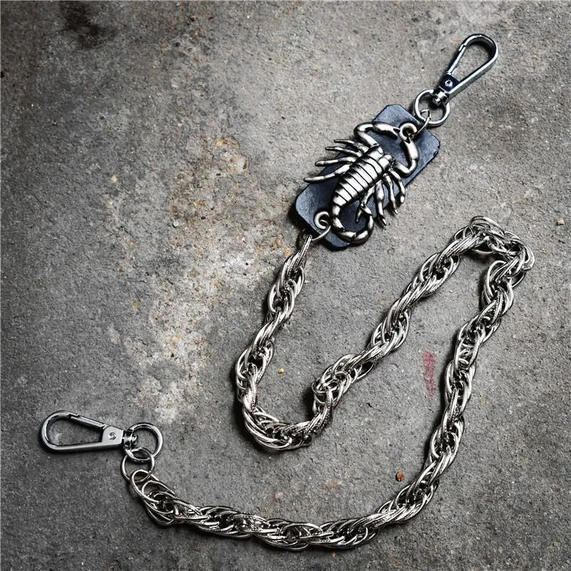 Badass Biker Wallet Chain Scorpion Wallet Chains Chain for Pants Pants Chain Jean Chain