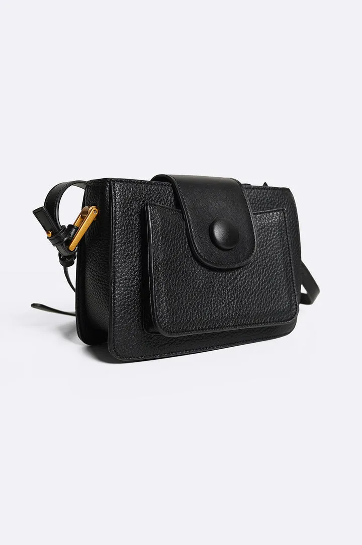 BagSaga Black Comfort Crossbody Bag