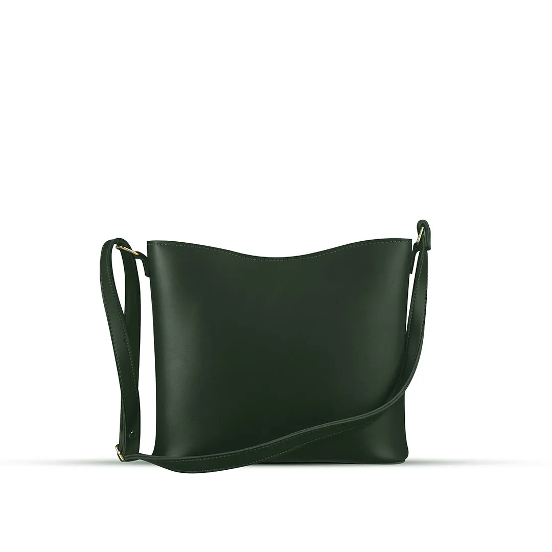 BagSaga Green Coco Crossbody Bag