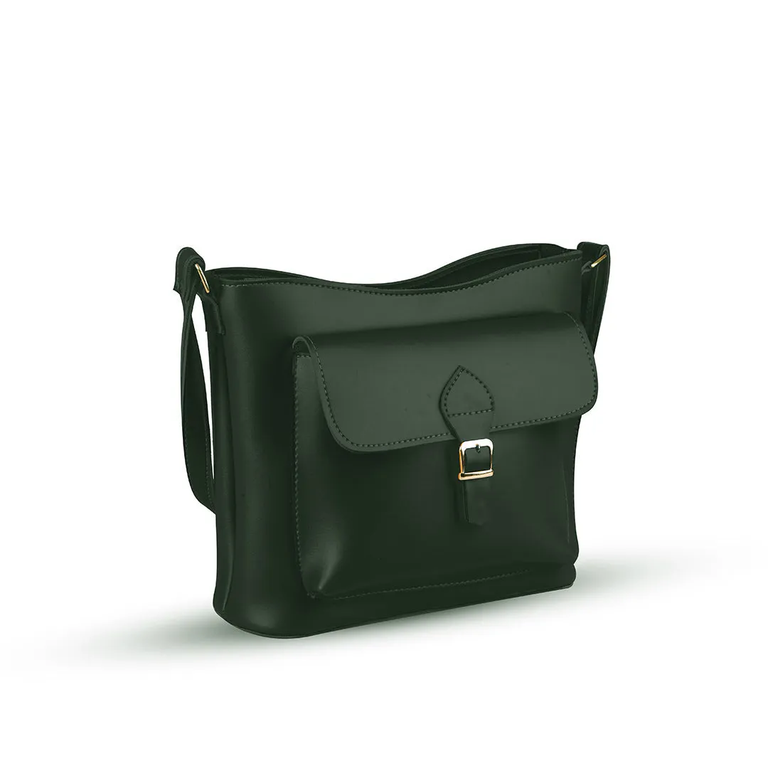 BagSaga Green Coco Crossbody Bag