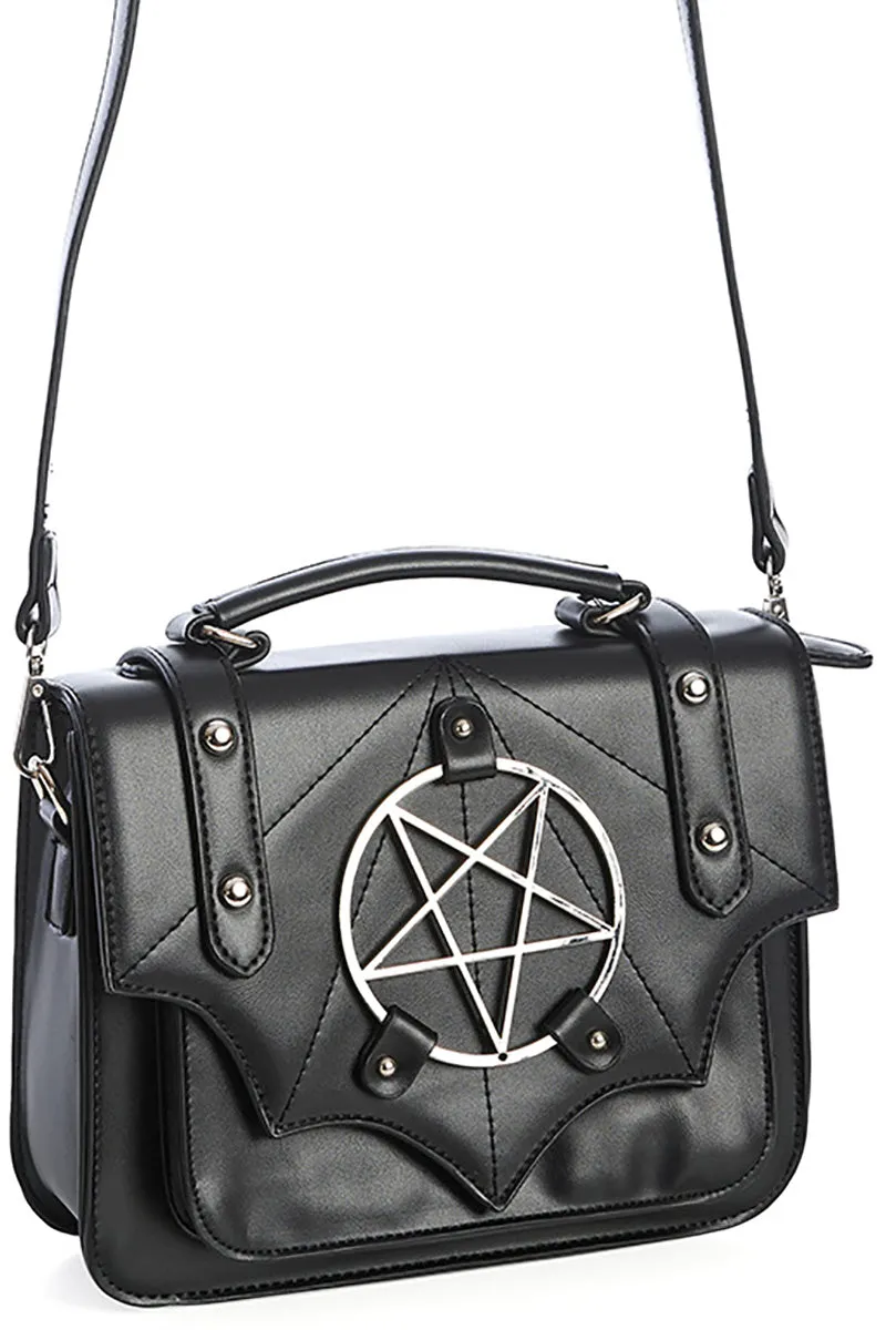 Banned Moloch Pentagram Shoulder Bag