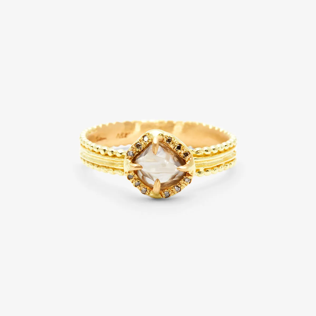 BDR20-OOAK | 0.65 Carat 15th Anniversary One-of-a-Kind Brown Diamond Ring