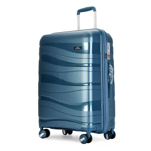 BONTOUR "Flow" 4-wheel suitcase 76x51x31 cm with TSA lock, size L, Ice blue