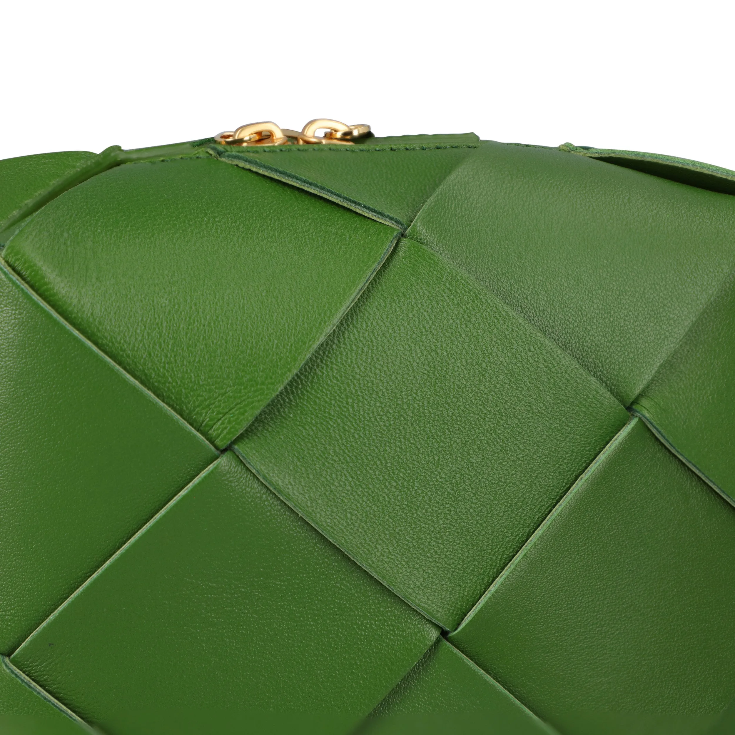 Bottega Veneta Mini Cassette Camera Bag green