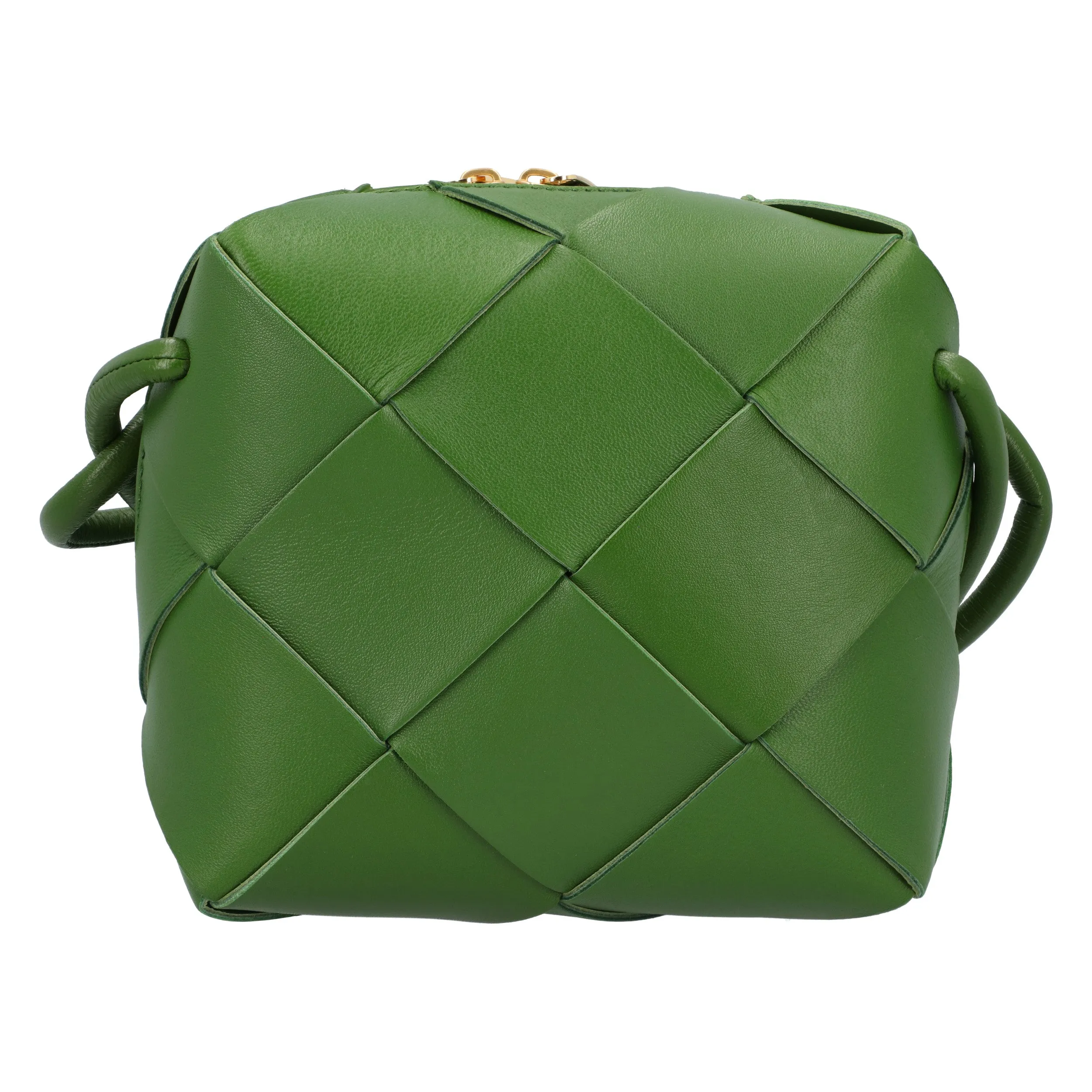 Bottega Veneta Mini Cassette Camera Bag green