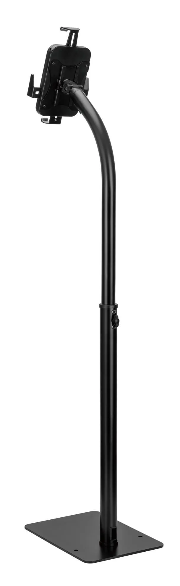 Brateck Universal Anti-Theft Tablet Floor Stand, Built-In Height Adjust, Includes Security Screw to Prevent Theft, 360 Rotation.