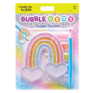 Bubble Gem Super Sticker Rainbow