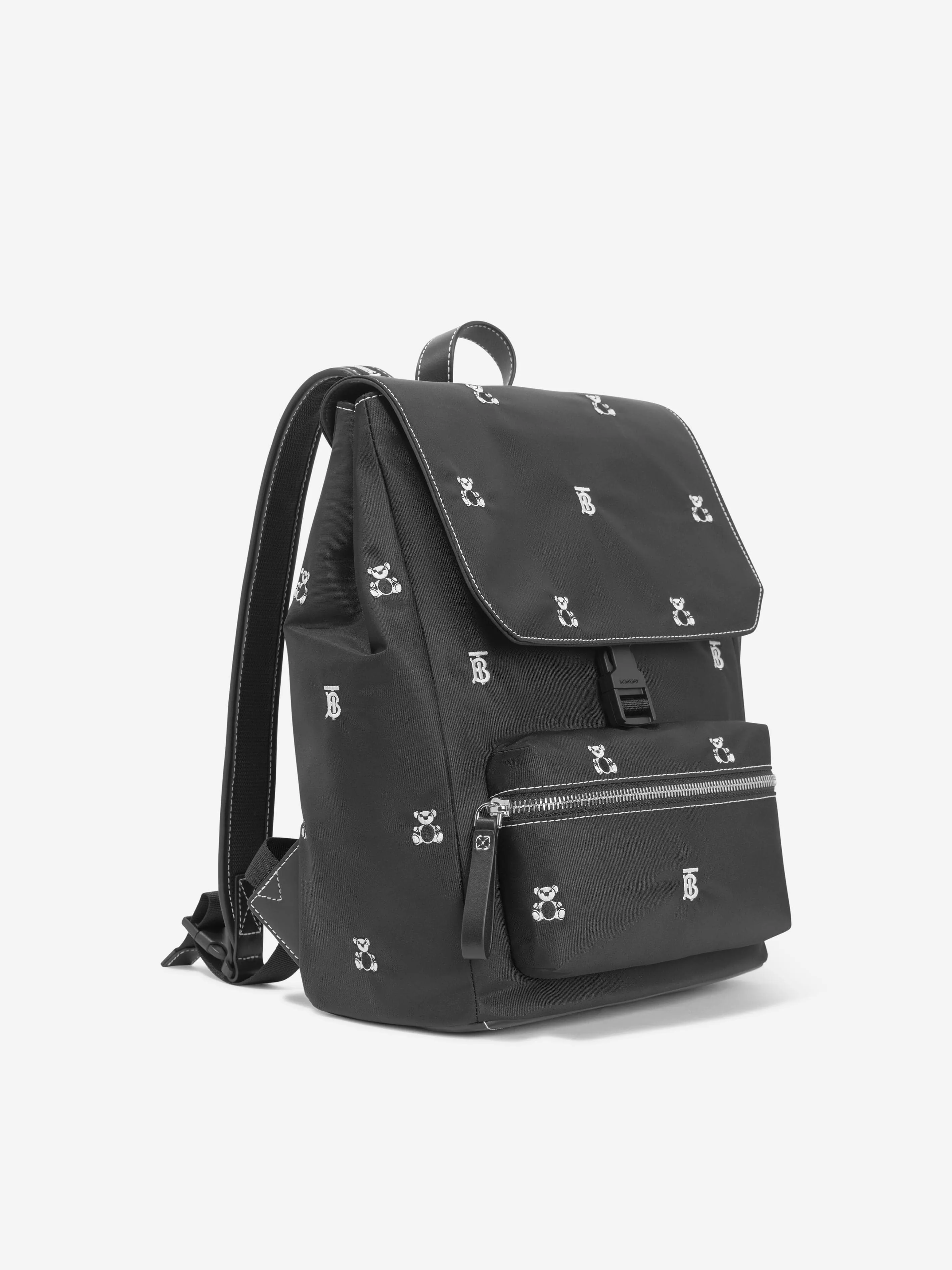 Burberry Kids Dewey Backpack In Black