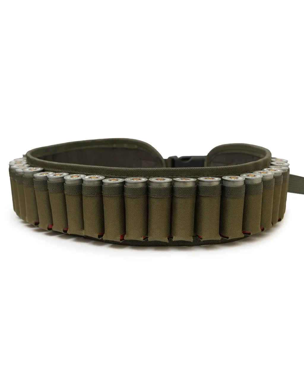 Camouflage Cartridge Belt with Canvas Shotgun Shell Holder