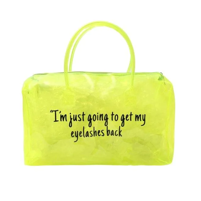 Candy Color Transparent Letter Bag