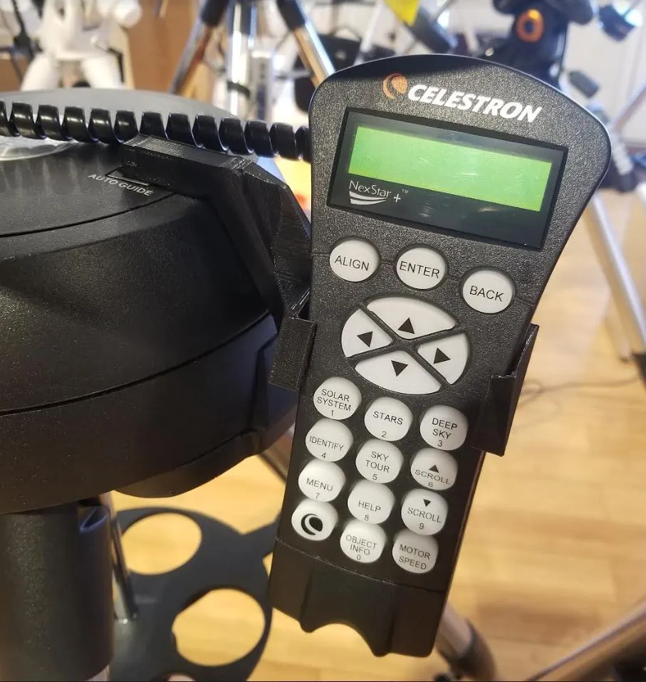 Celestron SE Hand Controller Holder 3D Printed