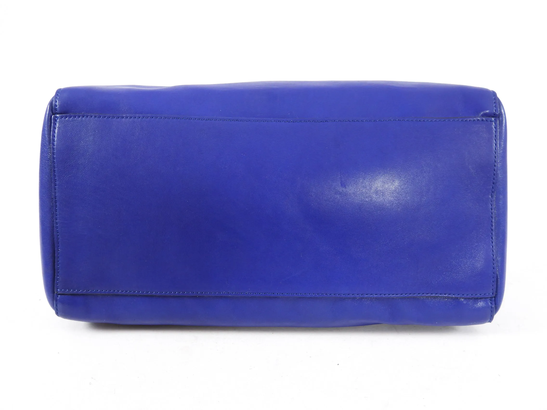 Celine Blue Leather Duffle Two-Way Bag