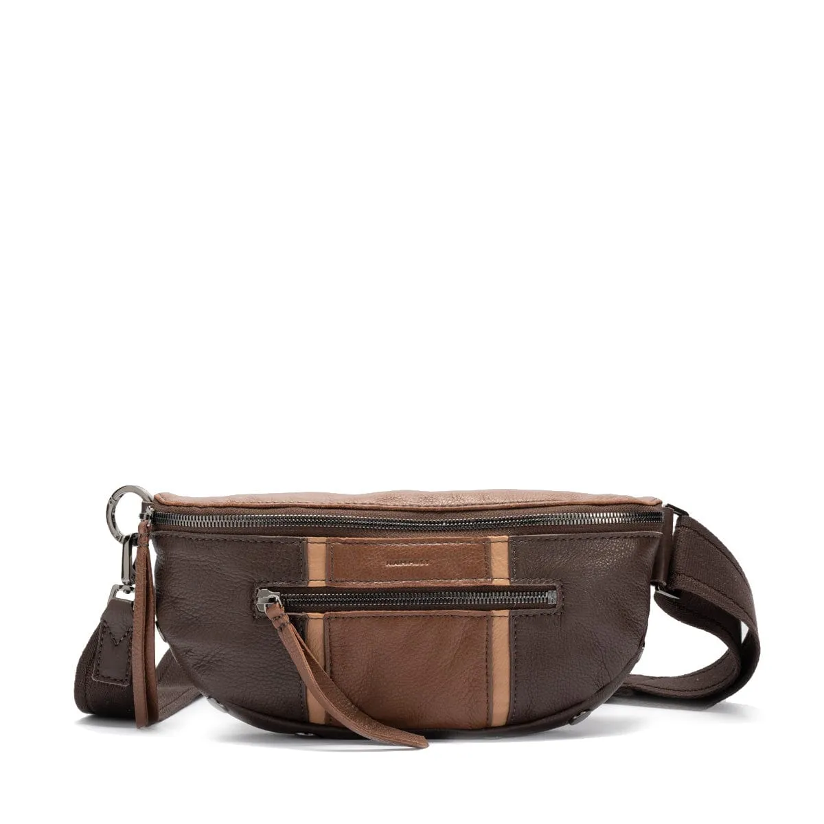 CHARLES CROSSBODY MED - Orchestra Brown/Gunmetal