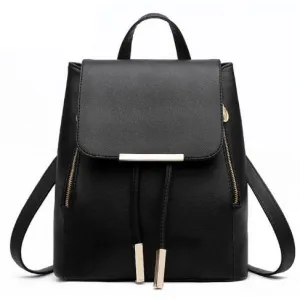 Chic Leather Backpack