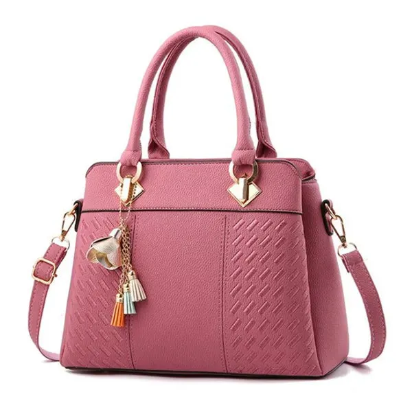 Chic Tassel Charm Crossbody Handbag