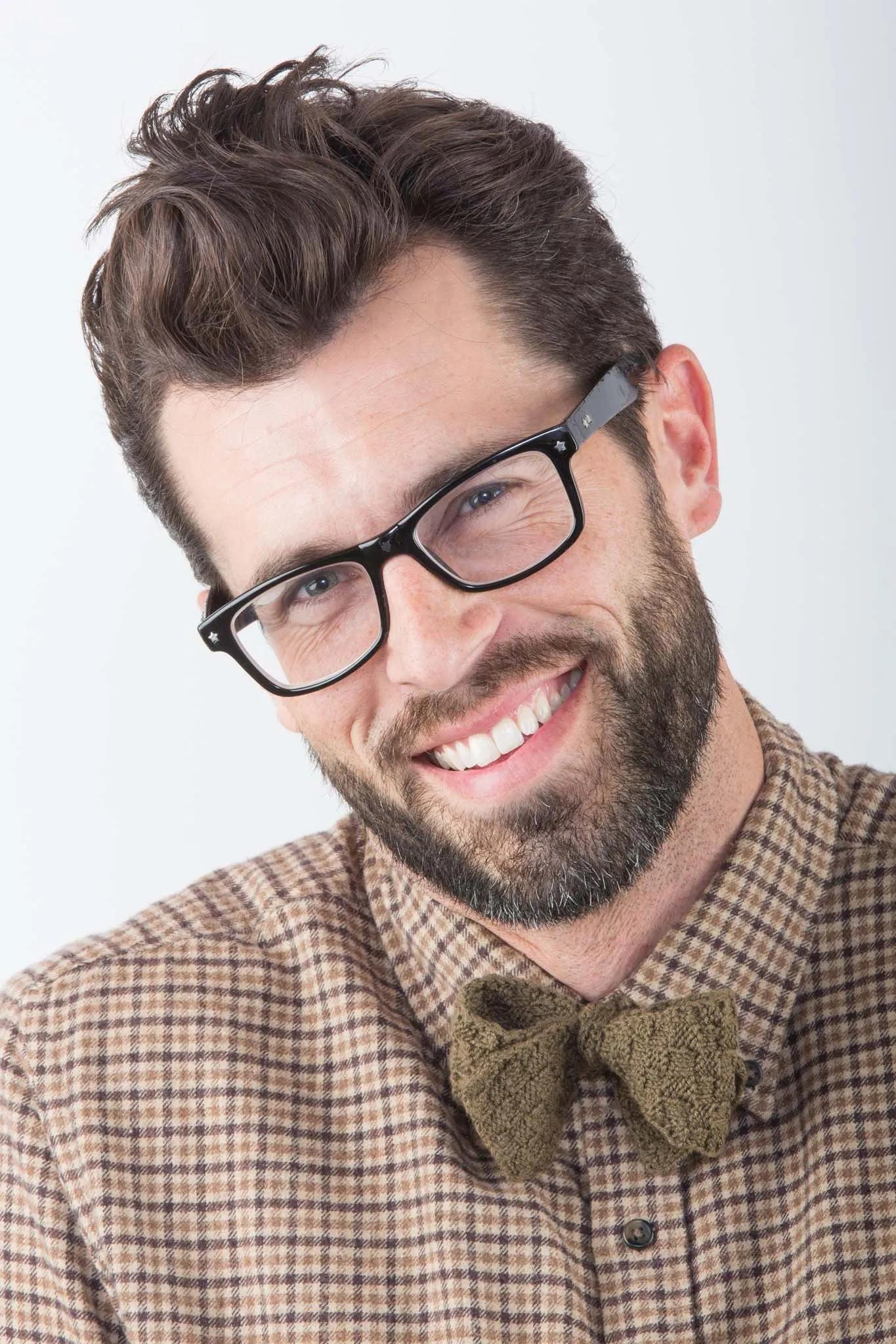 Chip Checkered Bow Tie & Pocket Square