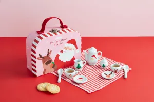 Christmas Tea Suitcase Set