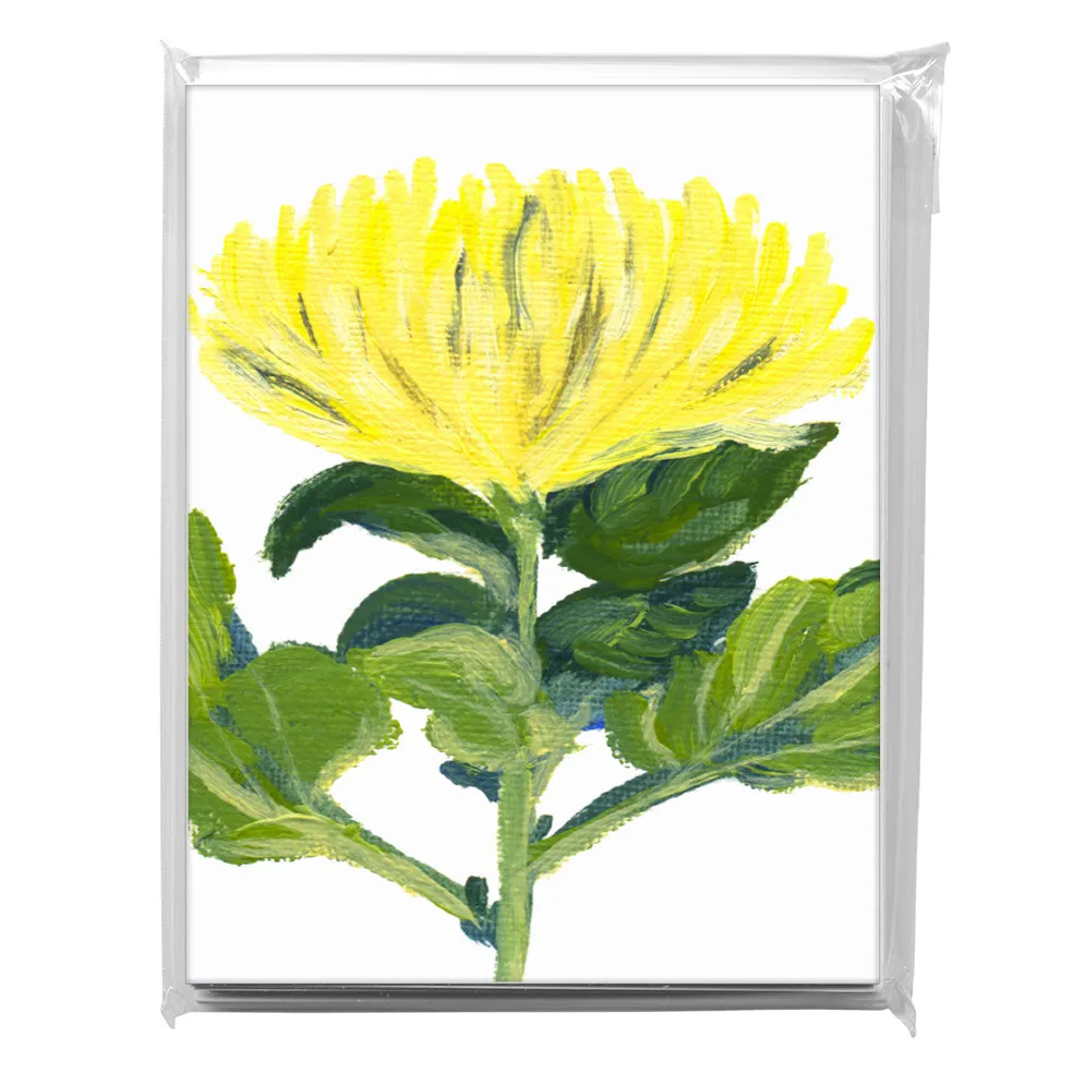 Chrysanthemum 'Shamrock', Greeting Card (7164G)