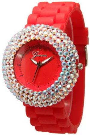 CHT319 - Fashion Watch, Crystal Fantasy Red