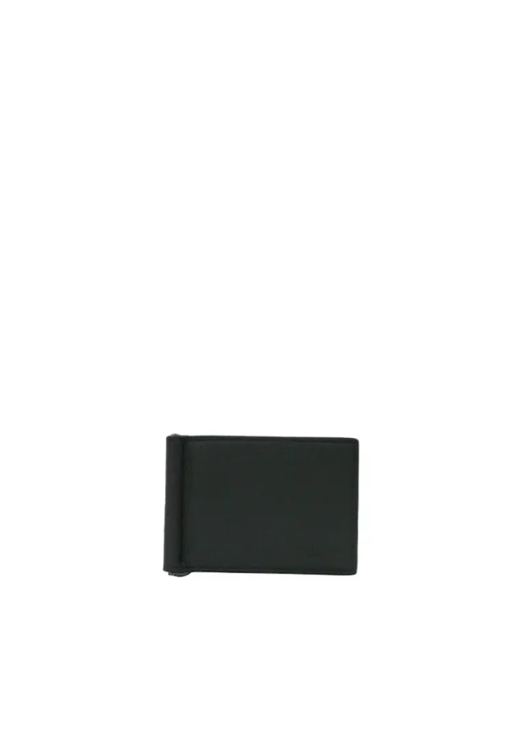 Coach Slim Money Clip Billfold Wallet CH090 In Black