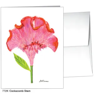 Cockscomb Stem, Greeting Card (7729)