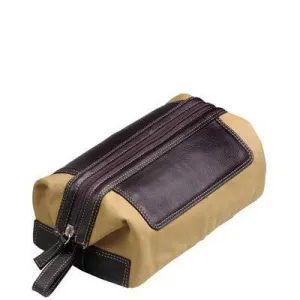 Cotton Canvas Toiletry Kit