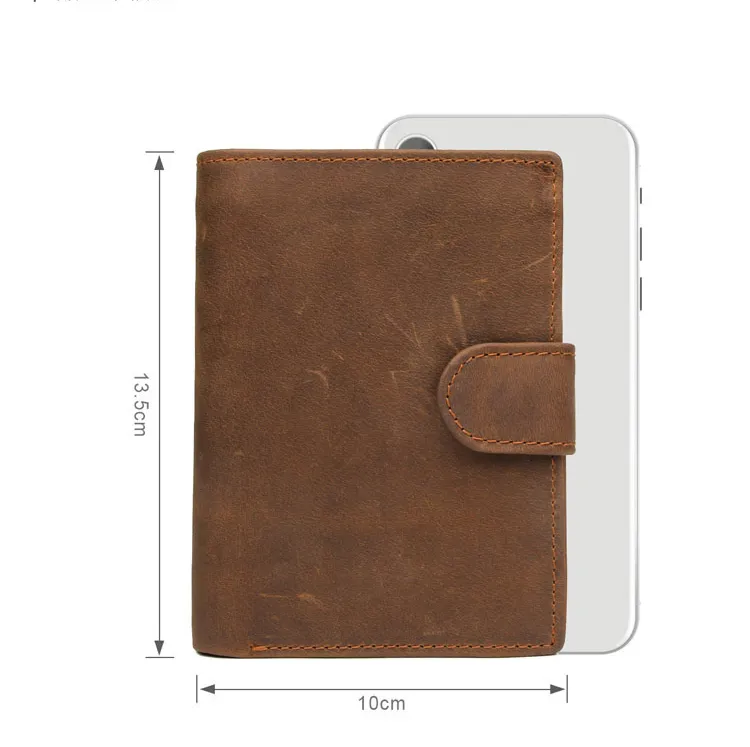 Cowhide RFID Leather Wallets for Men 8129